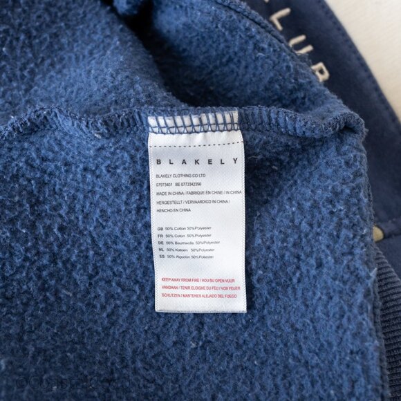 Blakely Alpine Oversized Hoodie M Relaxed Embroidered Cozy Chunky Athleisure - Picture 7 of 11